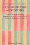 HOMEOPATIA PARA ACUPUNTORES