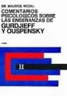 COMENTARIOS PSICOLOGICOS T.1 SOBRE LAS ENSE�ANZAS